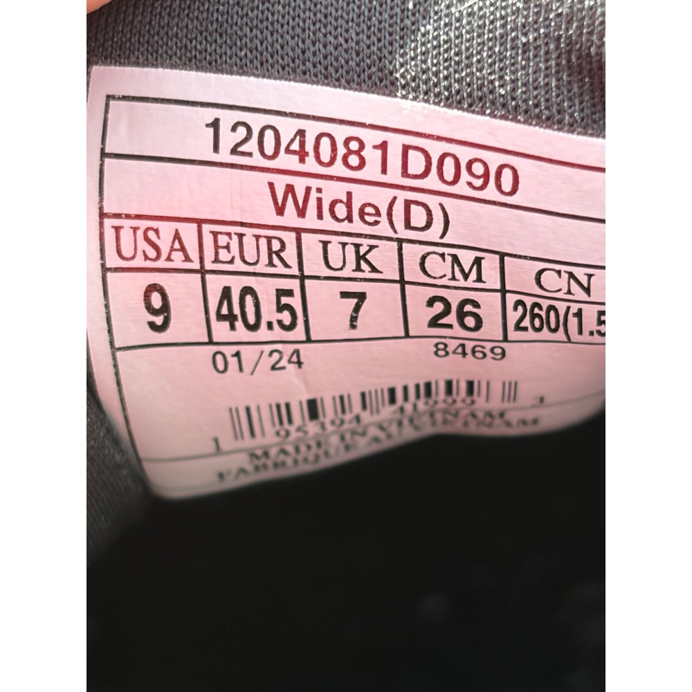 Brooks Glycerin 21 Mens Running Shoes Black White Wide D 1204081D090 Size 9 - Picture 12 of 12